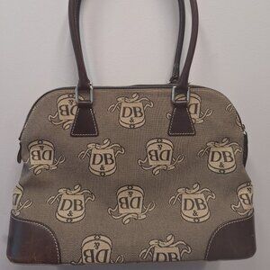 Dooney & Bourke Signature Logo Monogram Satchel with Coin Purse